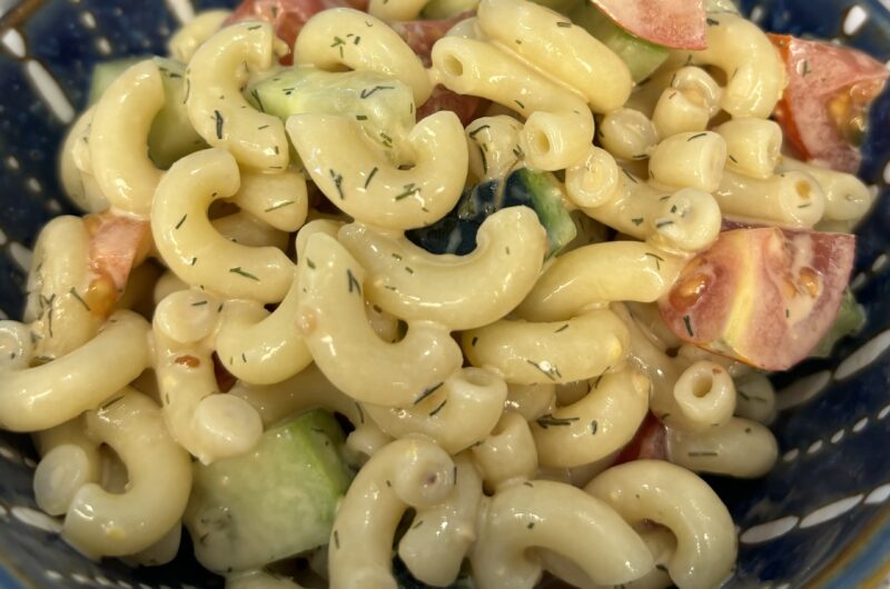 My Kid's Favorite Pasta Salad with Homemade Dressing (no seed oils)